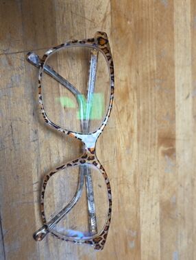 Jean Lafont Paris Jouvence Leopard Print Women's Fashion Glasses - Clear Lenses